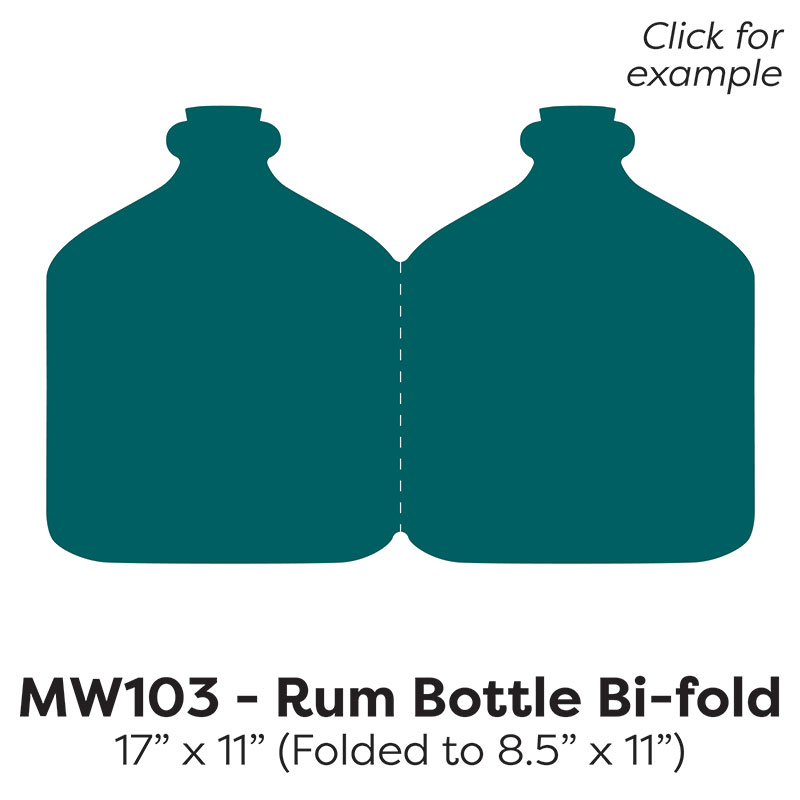 MW103 Rum Bottle Bi-fold